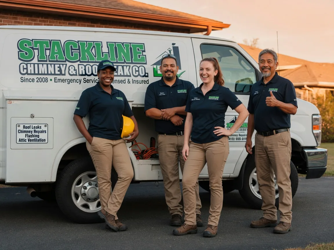 Chimney flashing repair company in Rock Springs, WI